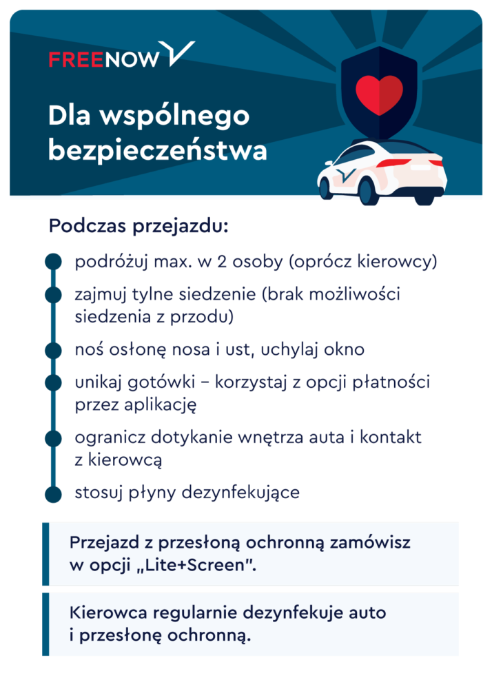 Zasady bezpieczenÌstwa w taxi